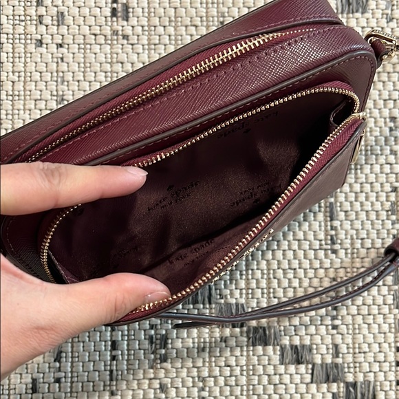 Kate Spade Burgundy Crossbody Bag - Picture 5 of 11
